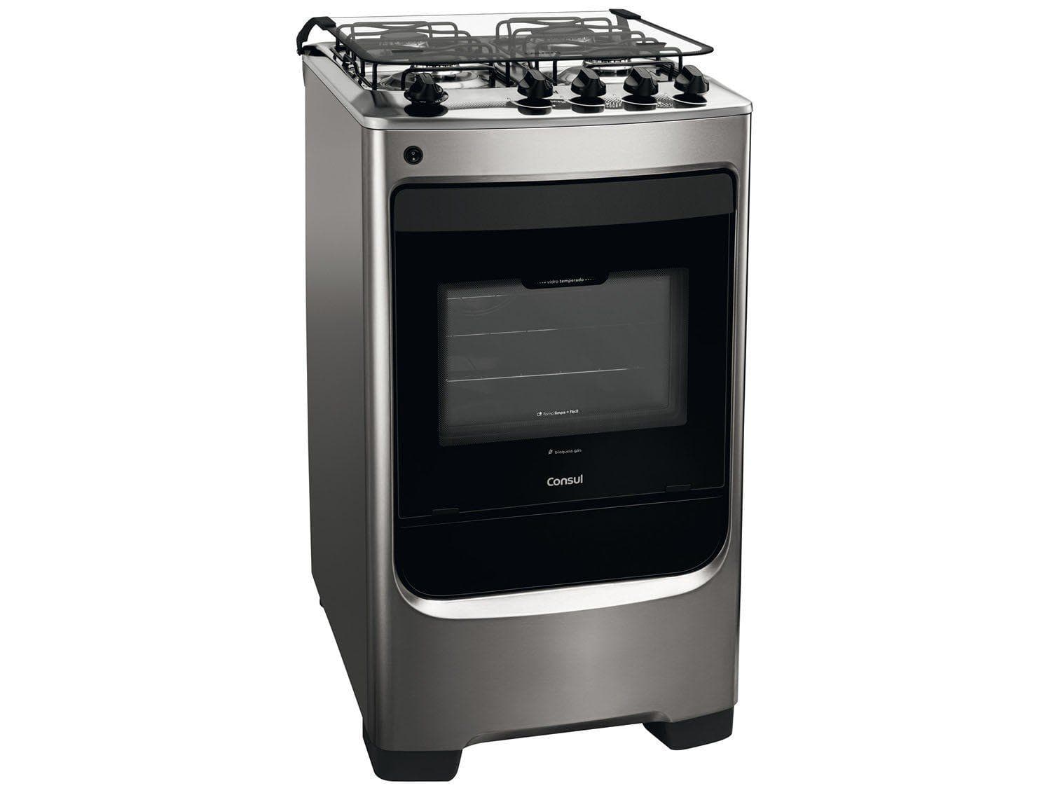 Fogão 4 Bocas Consul Inox CFO4NARUNA - imagem 2