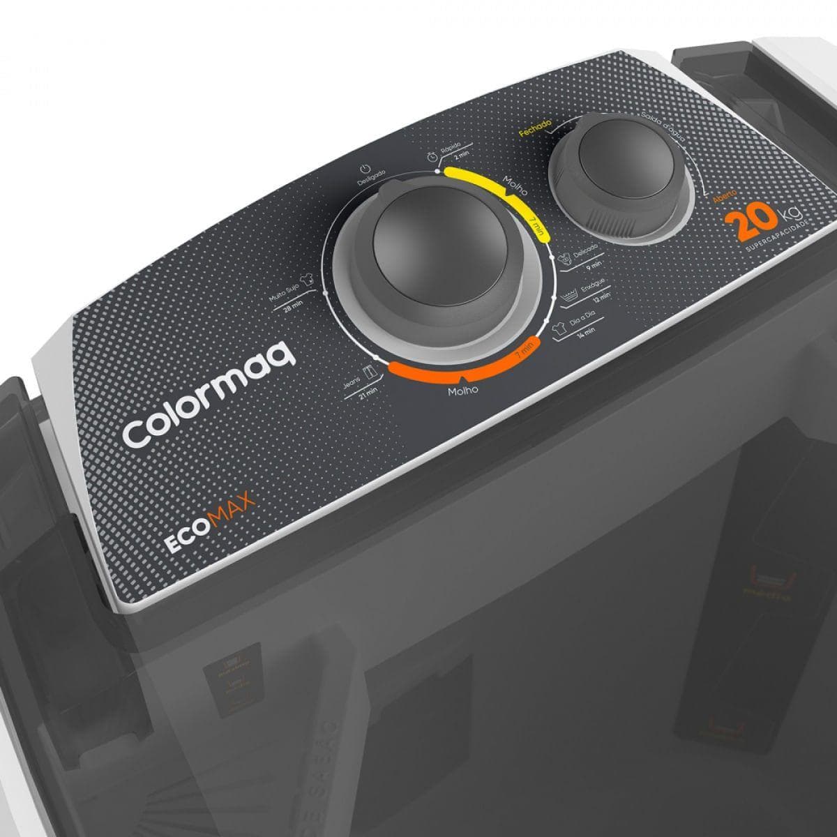 Máquina de Lavar Roupa Semi-Automática Tanquinho Colormaq 20,1kg (LCS20) - imagem 4