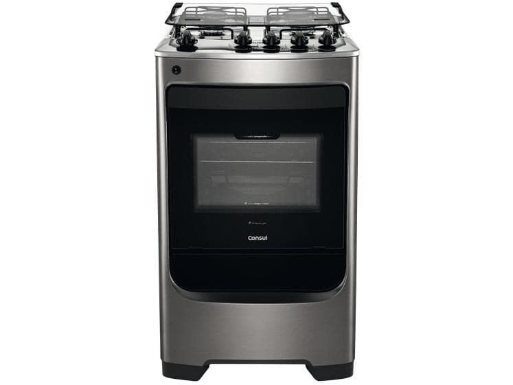 Fogão 4 Bocas Consul Inox CFO4NARUNA - imagem 1