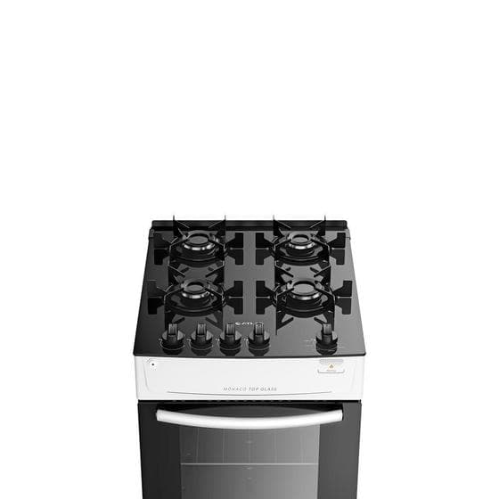 Fogão Atlas 4 Bocas Mônaco Top Glass Branco - imagem 3